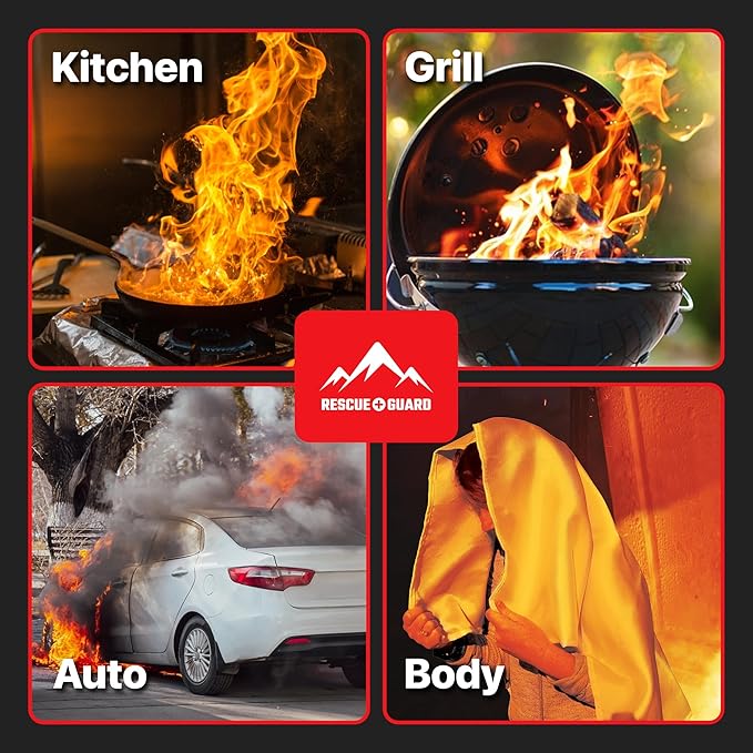 Fire Blanket 4 Pack 40”x40” - Image 8