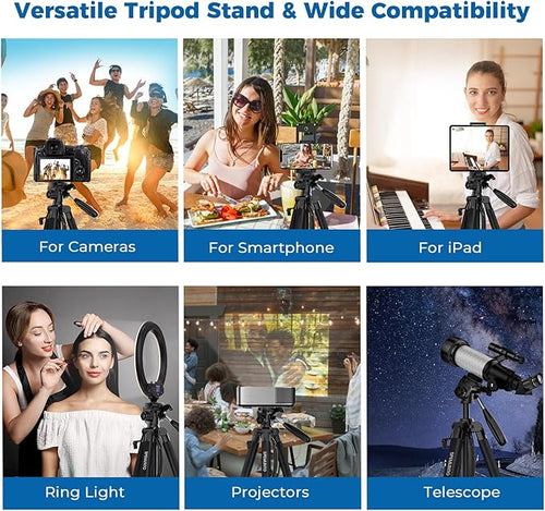 75" Heavy Duty Camera Tripod Stand - Image 2