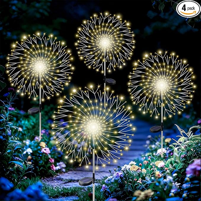 210LED Solar Firework Lights, Waterproof Fairy Starburst Light by Unknown