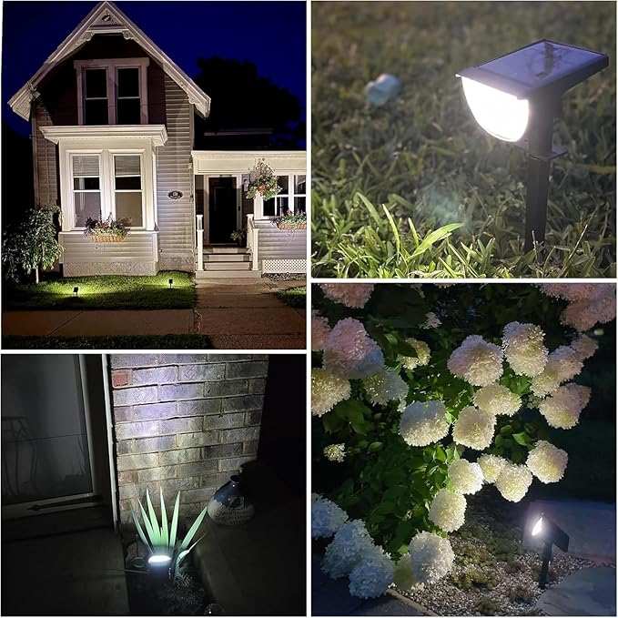 GKGG Solar Lights Outdoor Waterproof IP65, Solar Powered 76 LED 3 Lighting - Image 7