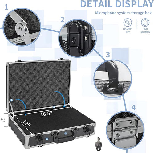 17 Inch Hard Shell Carrying Case Ideal - Image 2