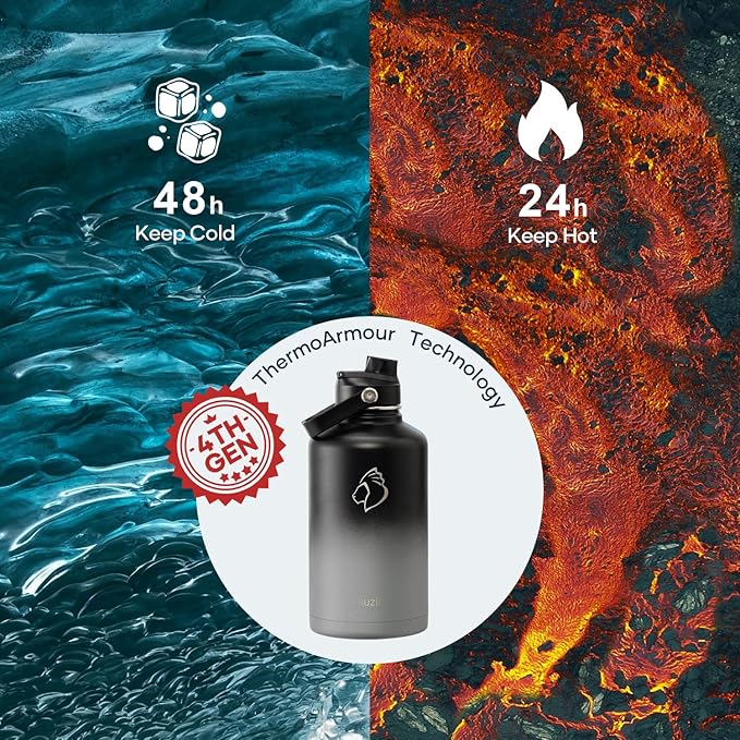 Insulated Water Bottle 64 oz - Image 2