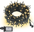 ASENEK Outdoor String Lights 99FT 300 LED Connectable 8 Modes by ASENEK
