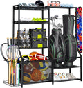 Large Sports Organizer for Garage, Ball Storage Rack Garage Sports Equipment by HOME