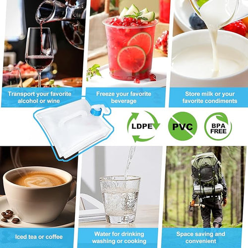 2 Pack Collapsible Water Container - Image 2