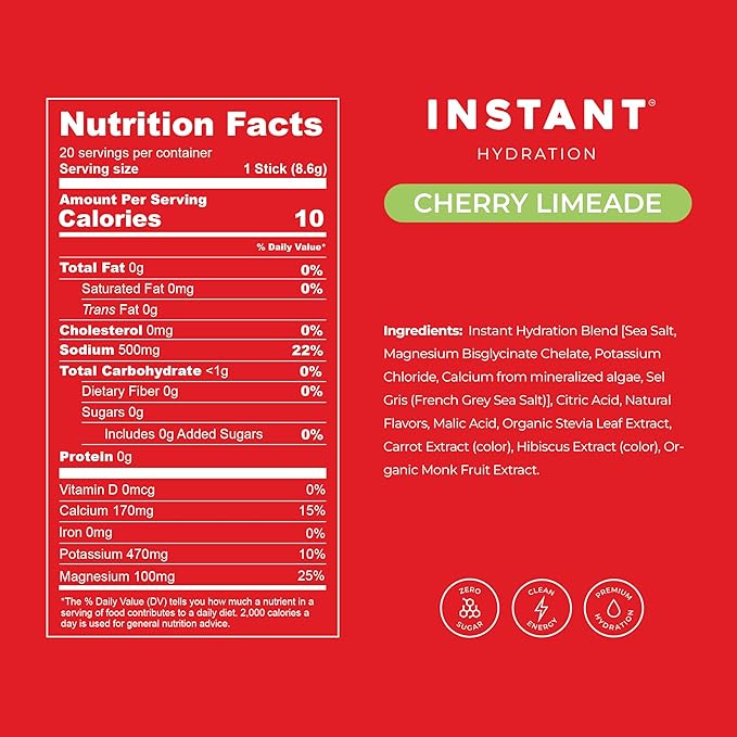 Instant Hydration Sugar Free Electrolytes Powder Packets - Image 5