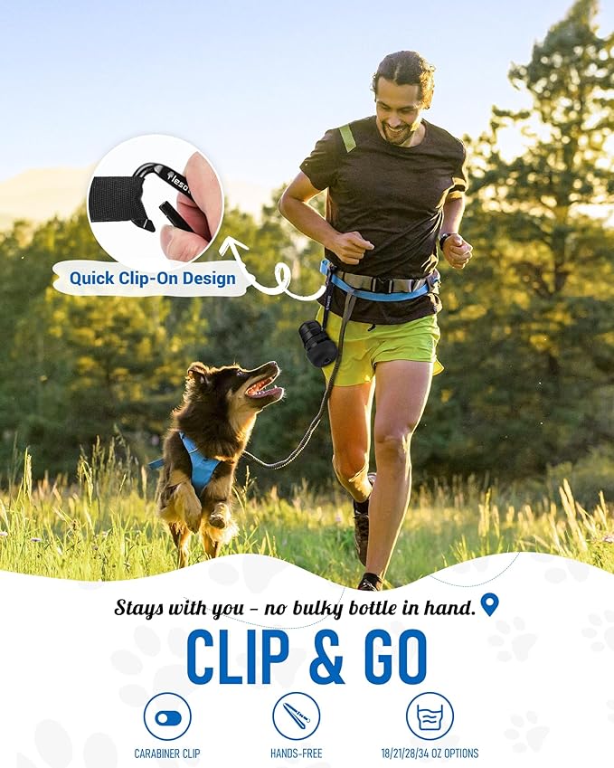 lesotc Dog Water Bottle, Portable Water Dispenser - Image 3