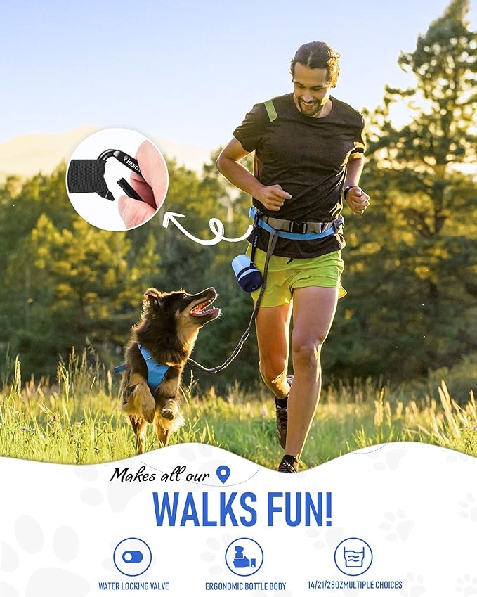 lesotc Dog Water Bottle, Portable Water Dispenser - Image 5