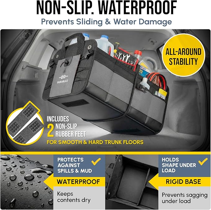 3-Section Modular Trunk Organizer XL – Car Storage - Image 7