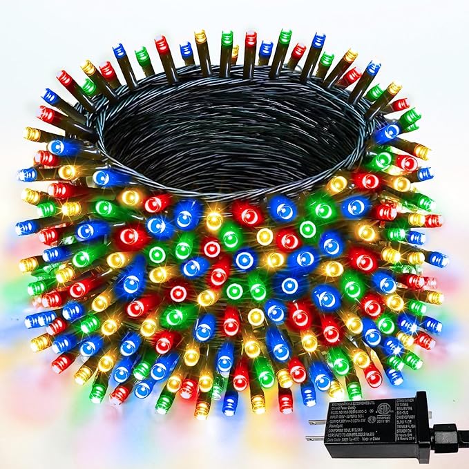 Upgraded 99FT 300 LED Multicolor Christmas String Lights Outdoor & Indoor by PRODUCTS