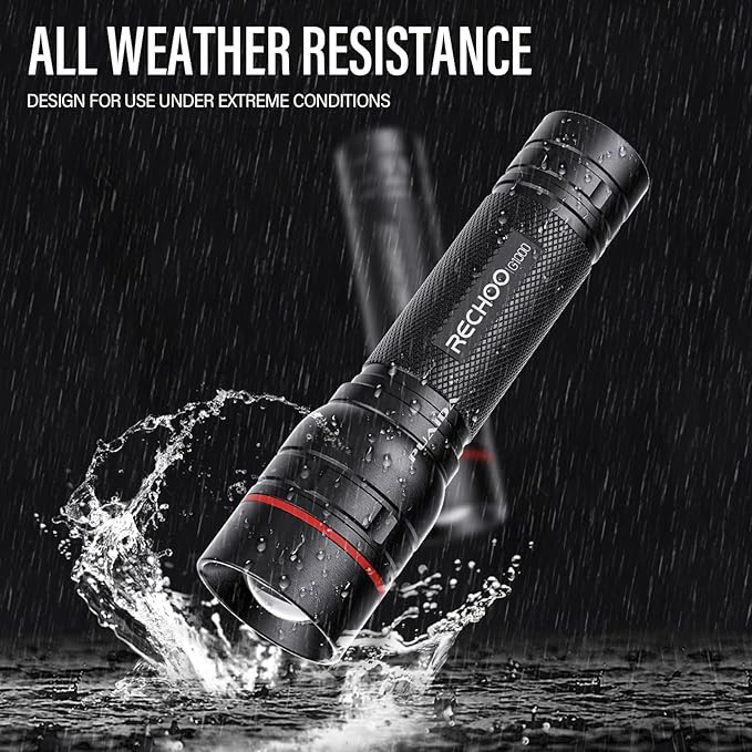 RECHOO Rechargeable Flashlights High Lumens, G1000 Super Bright Flash Light - Image 5