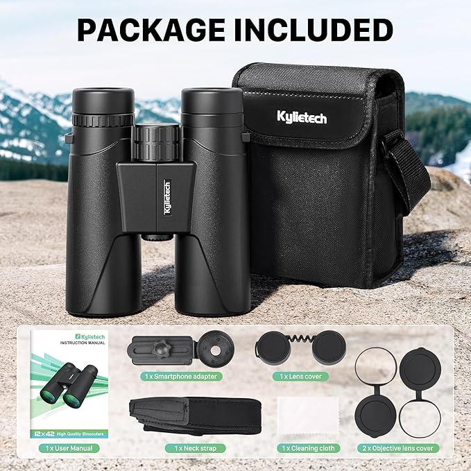 Kylietech 12X42 Binoculars for Adults - Image 8