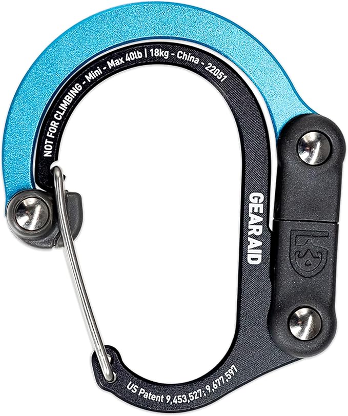 GEAR AID HEROCLIP Carabiner Gear Clip and Hook, - Image 2