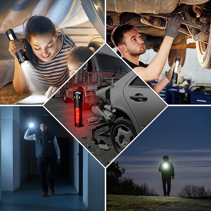 Rechargeable Flashlights 990, 000 High Lumens, Super Bright Flash Light Long - Image 9