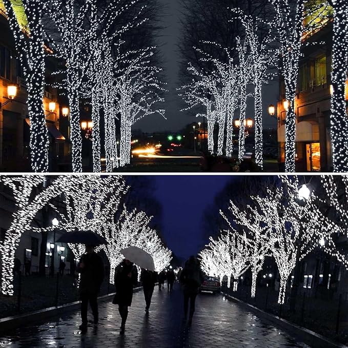 6 Pack Solar String Lights Outdoor, Extra-Long 600LED Solar Fairy Lights - Image 2