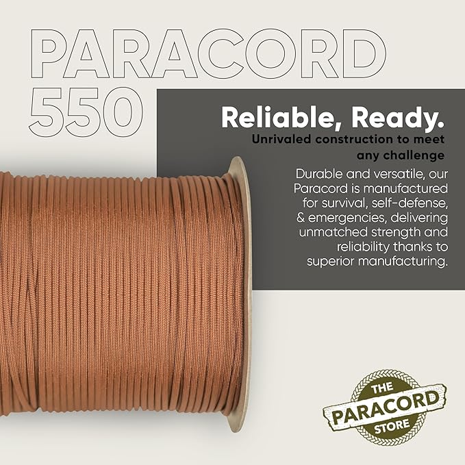 The Paracord Store | Type III 550 Paracord - 1000 FT Spool - Image 3