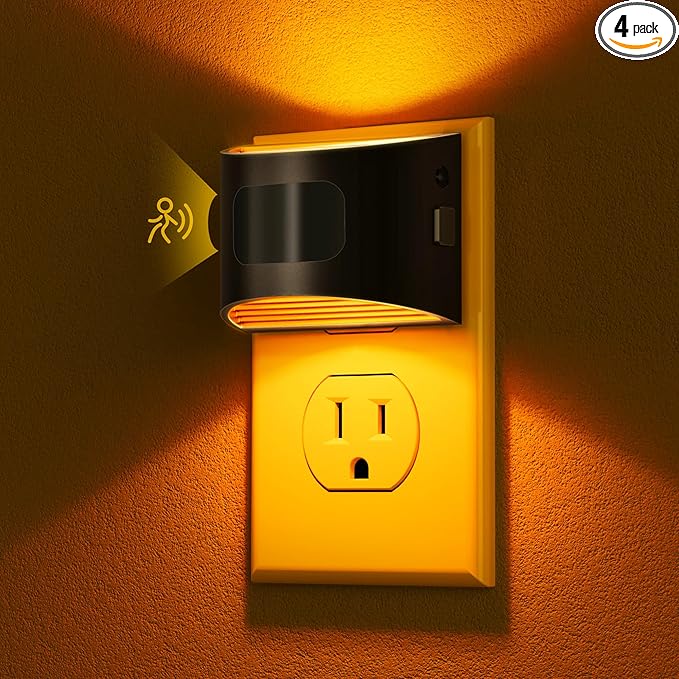 DORESshop LED Night Light, Night Lights Plug into Wall, 3 Mode Plug in Night by DORESshop