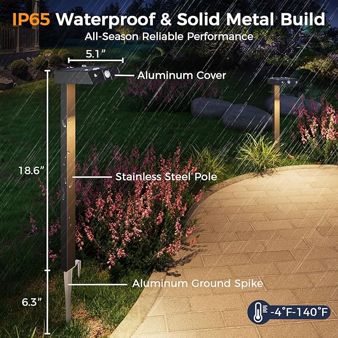 XMCOSY+ Solar Pathway Lights - Image 4