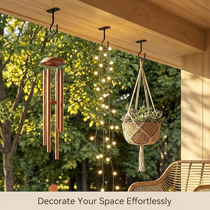 2.5in Ceiling Hooks Bulk for Hanging Plants 20Pack Black - Image 5