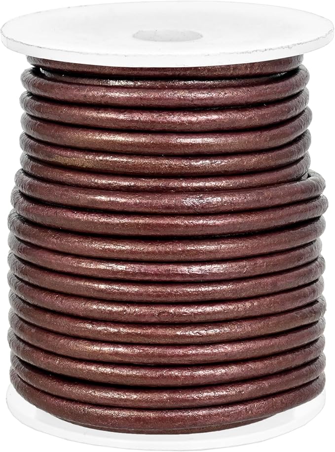 GENIQUE Real/Genuine Round Leather String Cord - Image 2