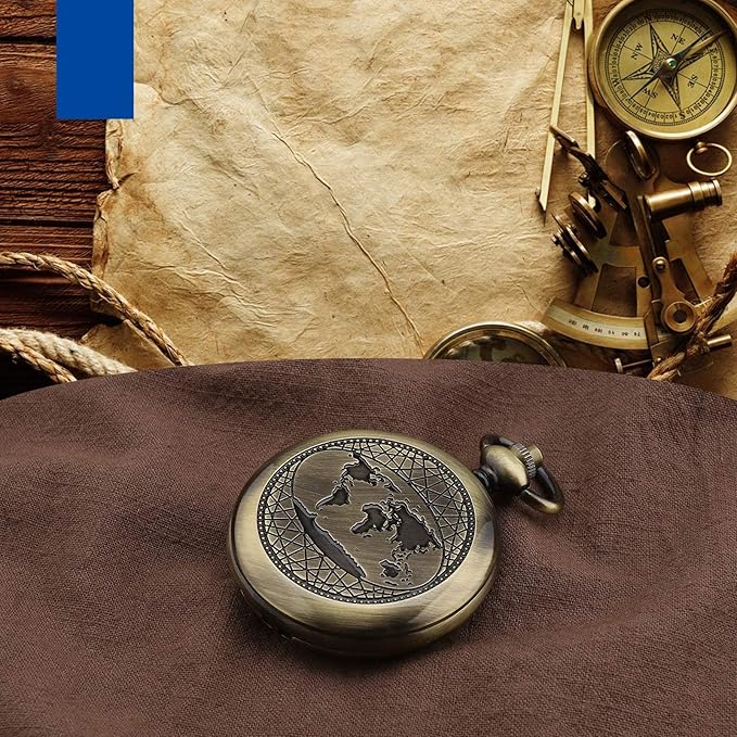 Create idea Retro Portable Compass Camping Survival Compass Metal Pocket - Image 4