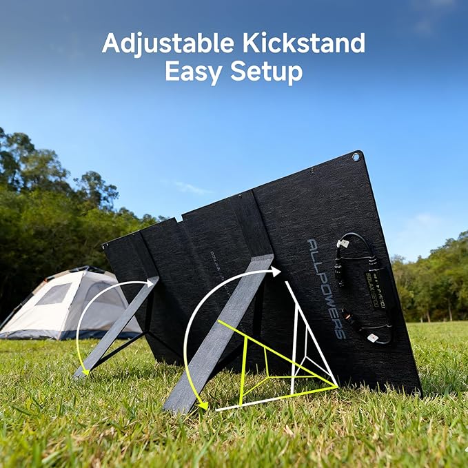 ALLPOWERS SE100 100W Portable Solar Panel Charger, High-Efficiency 23-25% - Image 5