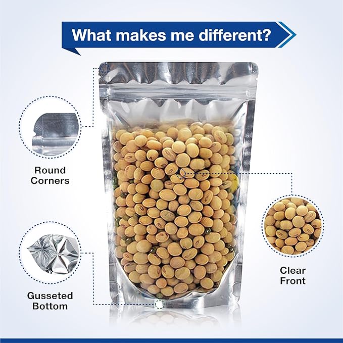 BELLE KR® 6x9 Quart Mylar Bags for Food Storage - Image 5