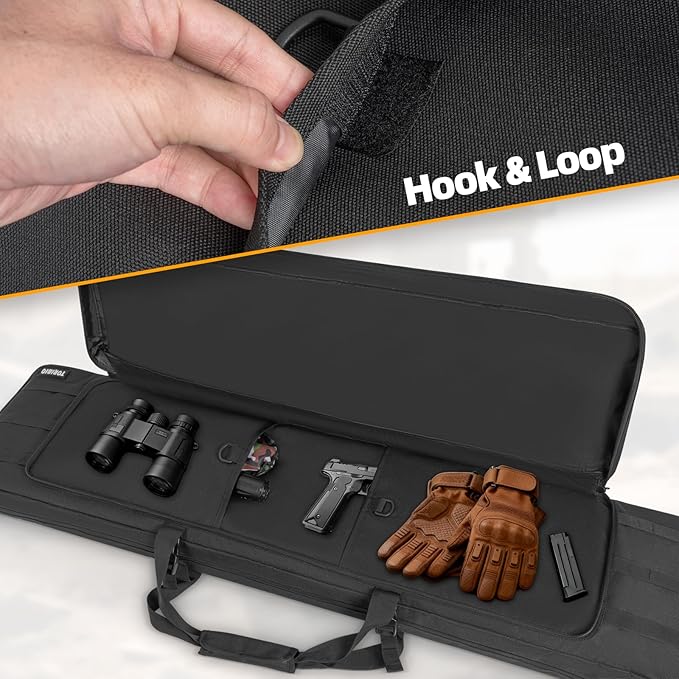 TORIBIO Double Rifle Case Soft Bag 32" 34" 36" 42" 46" 48'' 51“ 55” Gun Case - Image 5