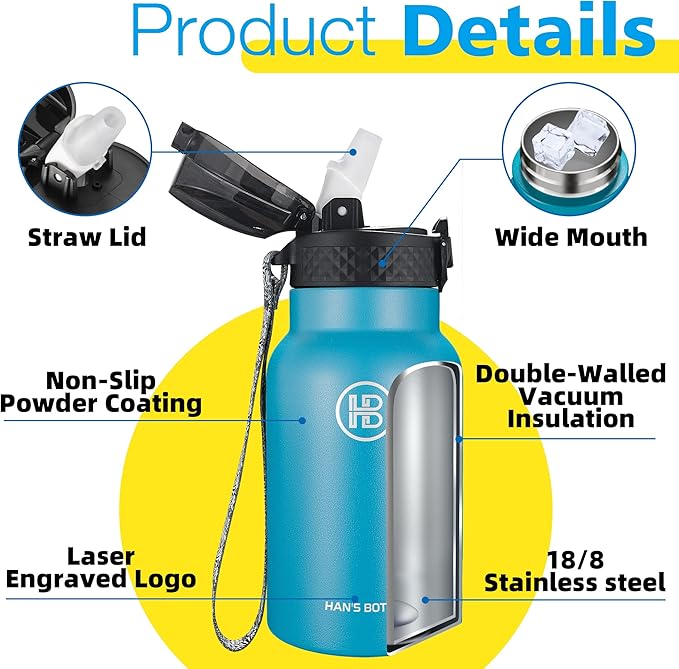 Han's Bottle Kids Water Bottle - Image 5
