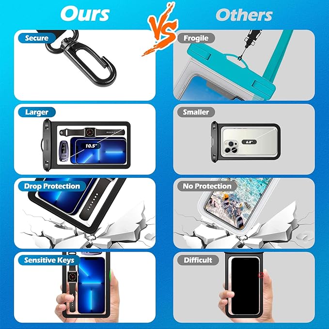 XL Large Waterproof Cell Phone Pouch - Image 2