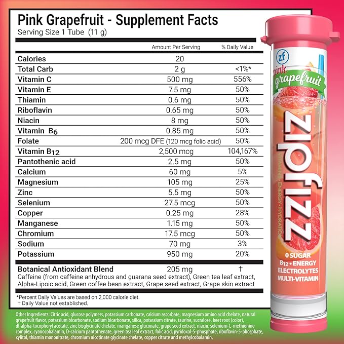 Zipfizz Energy Drink Mix, Electrolyte Hydration Powder - Image 5