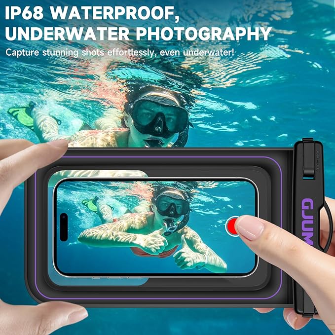 Waterproof Phone Pouch Floating 2 Pack, IP68 Dry Bag Compatible - Image 5