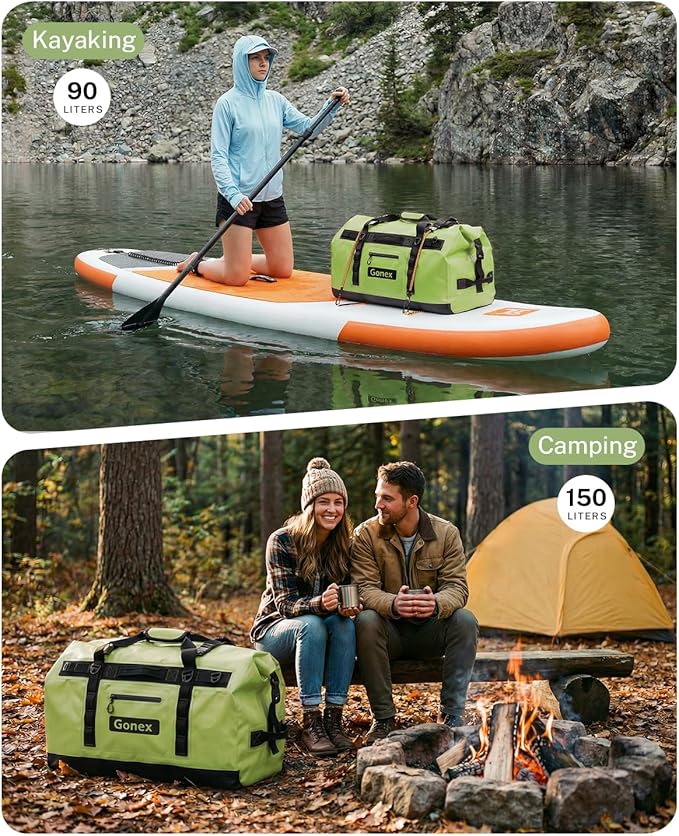 Gonex Waterproof Duffel Bag, 90L Heavy Duty Dry Duffle Bag - Image 6