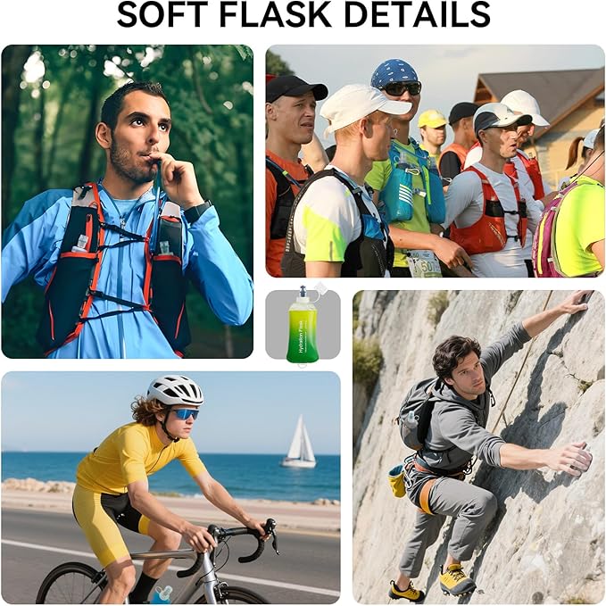 250ml Soft Flask Soft Water Bottle - Image 6