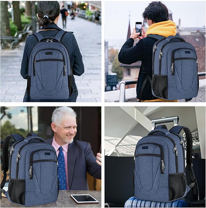 BIKROD Backpack for Woman and Men, Travel Laptop Backpack, Waterproof College - Image 5