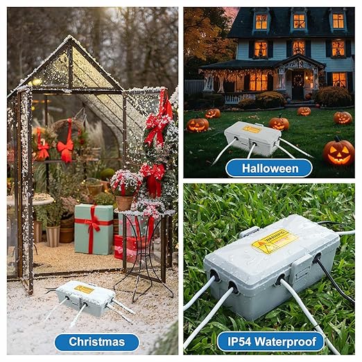 NineLeaf Outdoor Electrical Box Waterproof, Medium Weatherproof Electrical Box - Image 8