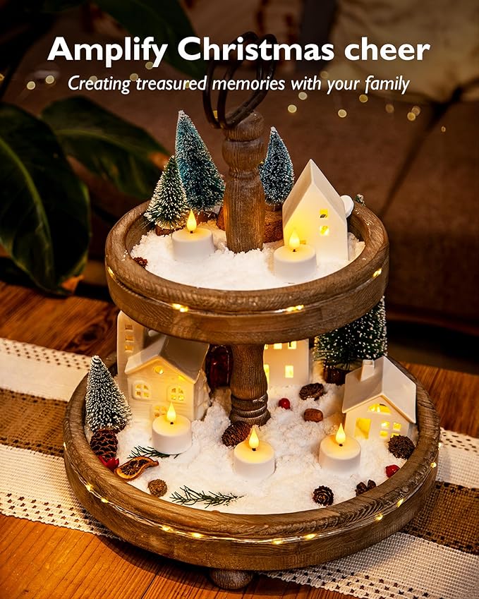 Homemory Rechargeable Tea Lights Flameless Candles - Image 5