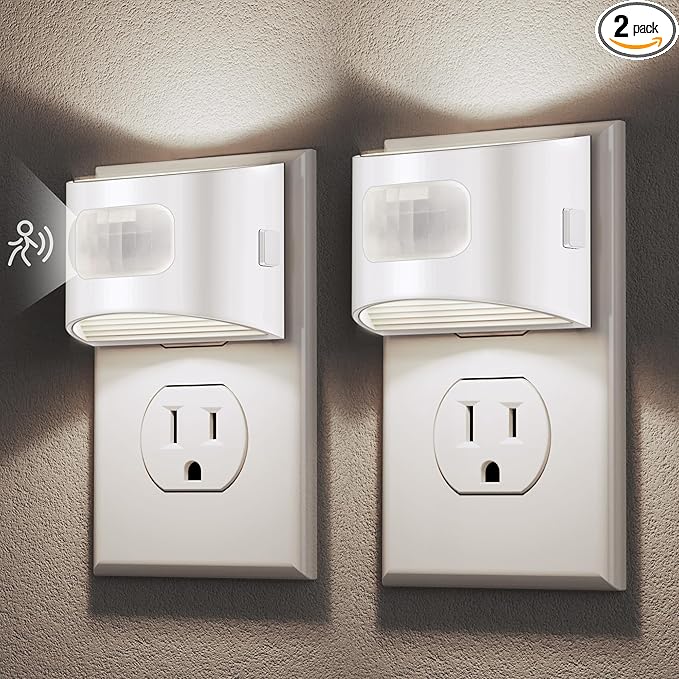 DORESshop LED Night Light, Night Lights Plug into Wall, 3 Mode Plug in Night by DORESshop