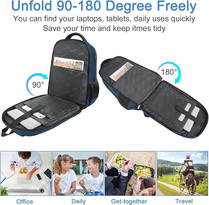 MATEIN Backpack Lunch Box, Water Resistant Mens Lunch Backpack - Image 6