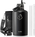 BUZIO Vacuum Insulated Stainless Steel Water Bottle 87oz Half Gallon BPA Free by BUZIO