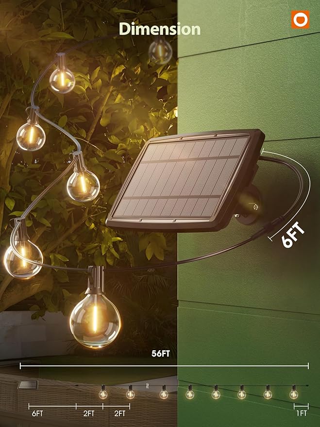 addlon 56FT Solar String Lights - Image 6