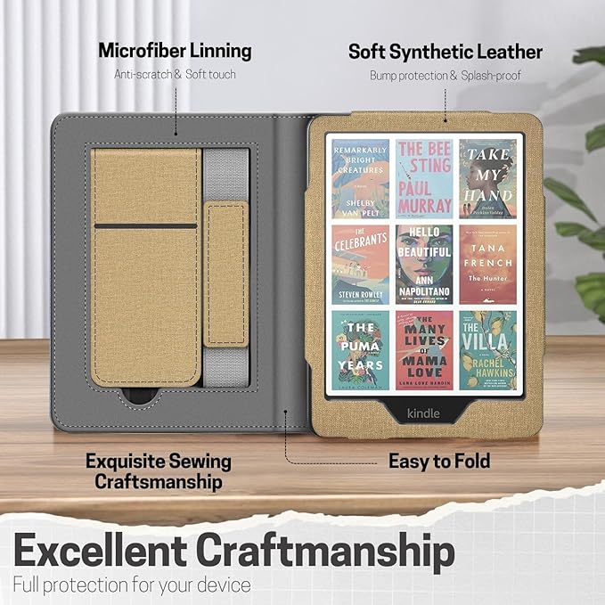 TNP Stand Case with Strap for Kindle Paperwhite 12th Gen 2024 / Kindle - Image 6