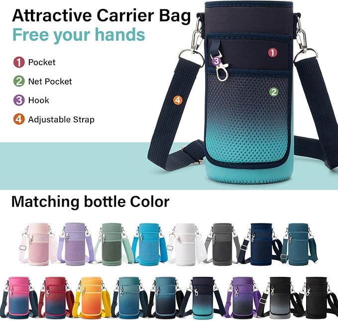 DYSANKY Insulated Water Bottle | Thickened Stainless Steel Vacuum Metal | - Image 5