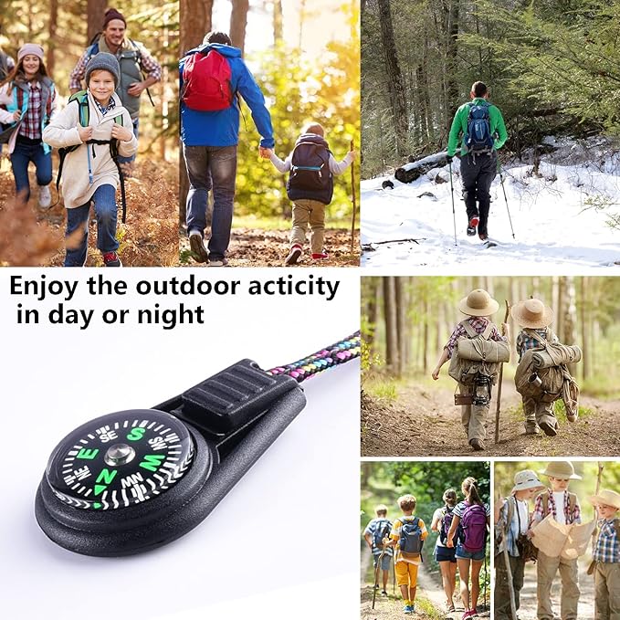 50 Pack Compass for Kids Mini Compasses Bulk Kids Toy Compass for Party - Image 6