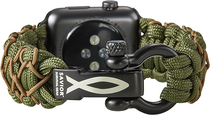 Savior Survival Gear Paracord Watch Band, Compatible by SaviorSurvivalGear