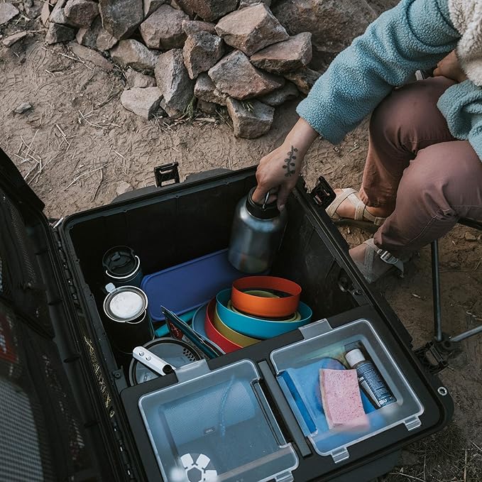 NANUK Trail 80 – 79L Waterproof Storage Box – Wheeled & Modular Cargo Case - Image 7