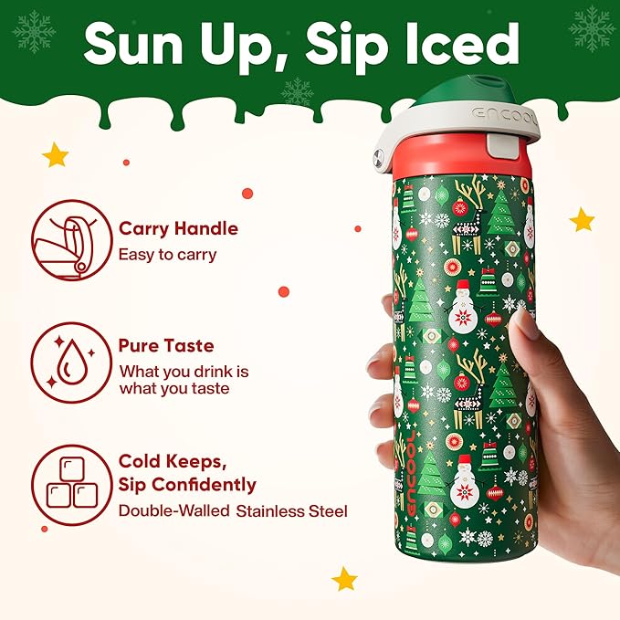 Christmas Insulated Water Bottle - Image 3