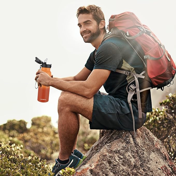 Han's Bottle Sports Water Bottle - 24 Oz - Image 7
