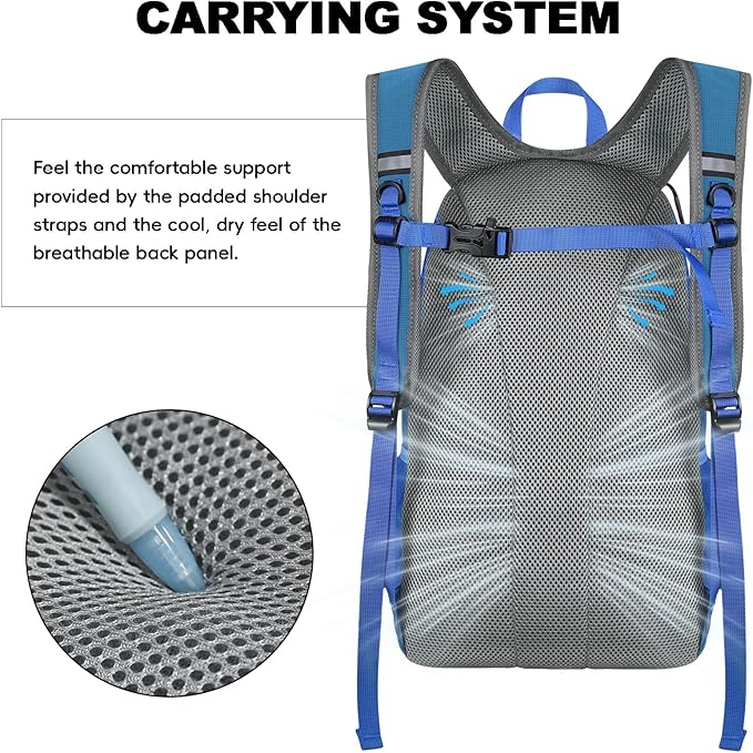 Seektop 20L Foldable Waterproof Hiking Backpack, Ultralight Small Lightweight - Image 6