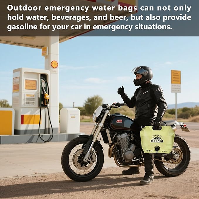 Collapsible 8L Water Storage Bag, BPA-Free Portable Folding Water Jug - Image 5